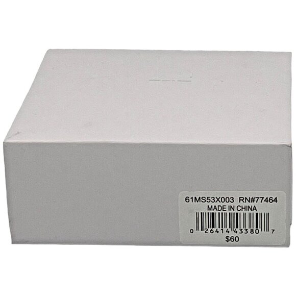 Michael Strahan Collection Brushed Chrome Look Metal Cufflinks And Tie Bar Set - Picture 4 of 5